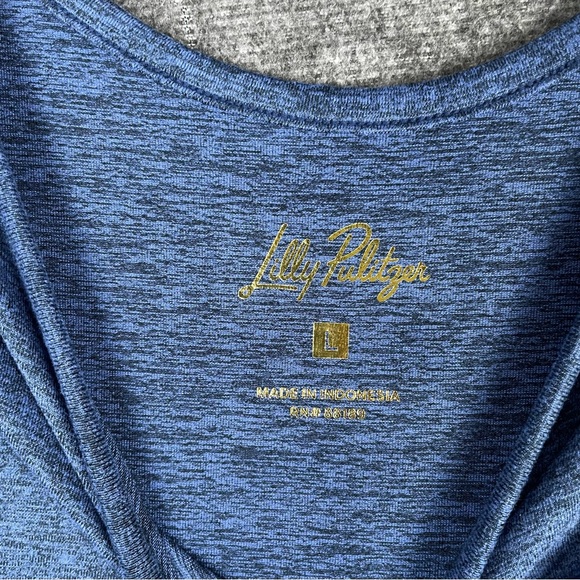 Lilly Pulitzer Women’s Large Sleeveless Maisie Upf 50+ Jumpsuit Heather Blue - Picture 8 of 16